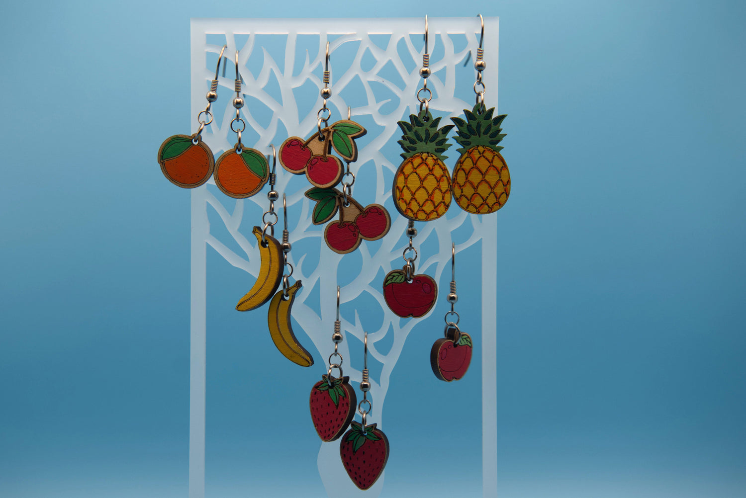 Fruit shapped earrings