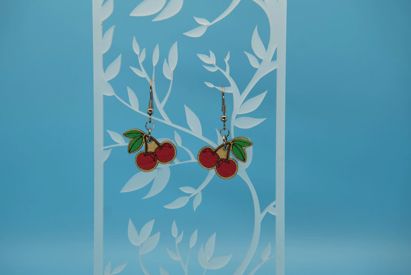 Cherry earrings