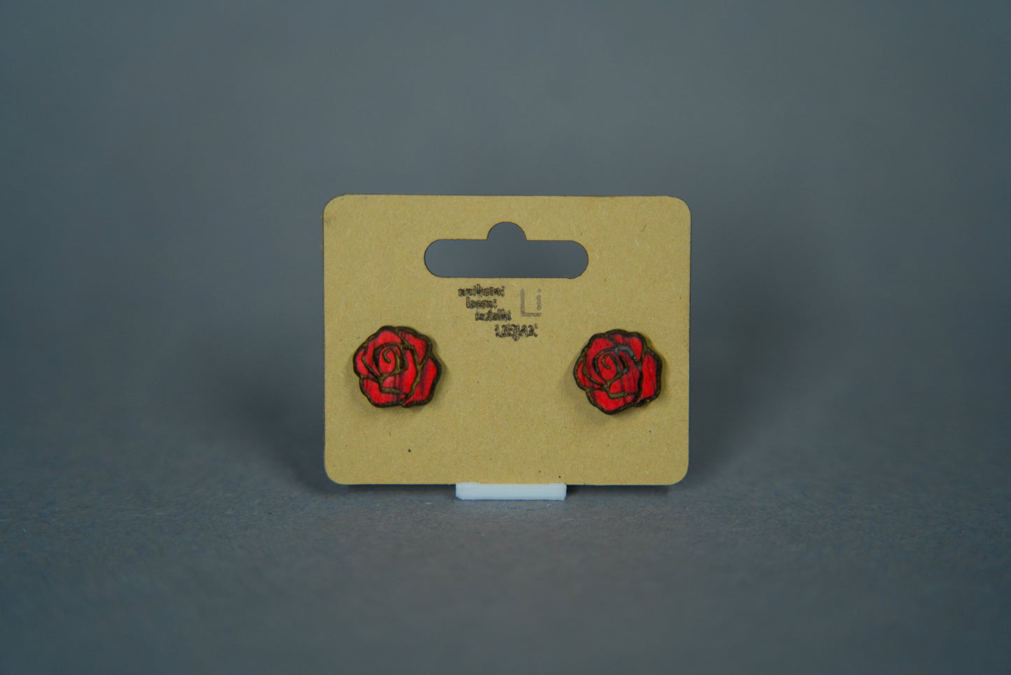 Earrings - rose