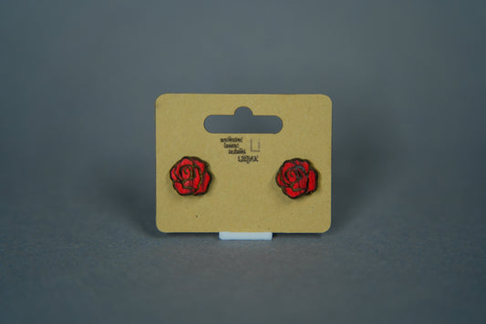 Earrings - rose