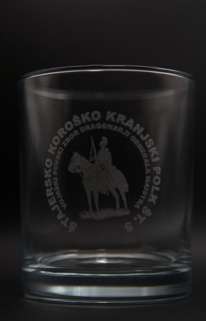 Glass engraving - custom logo
