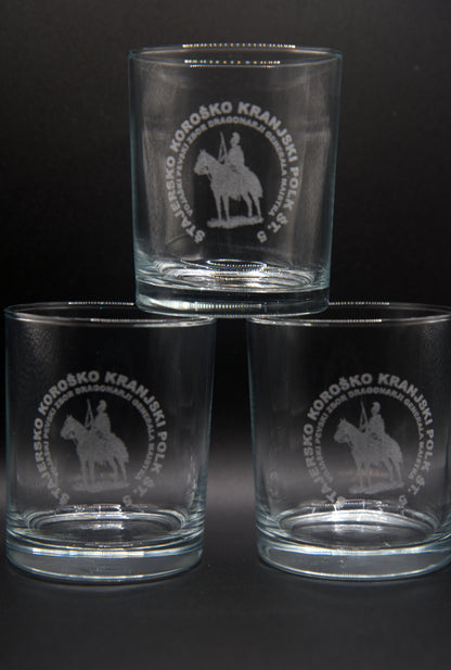Glass engraving - custom logo