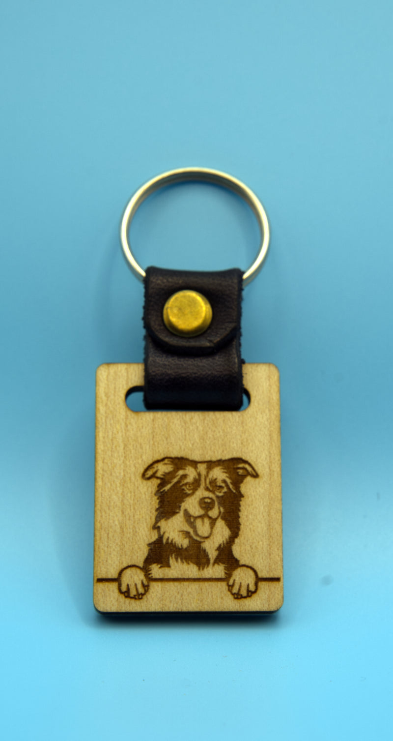 Keychain-wooden
