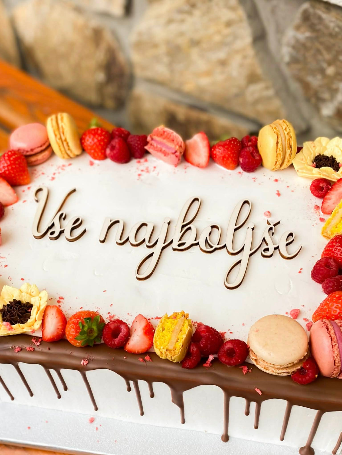 Cake topper - Text
